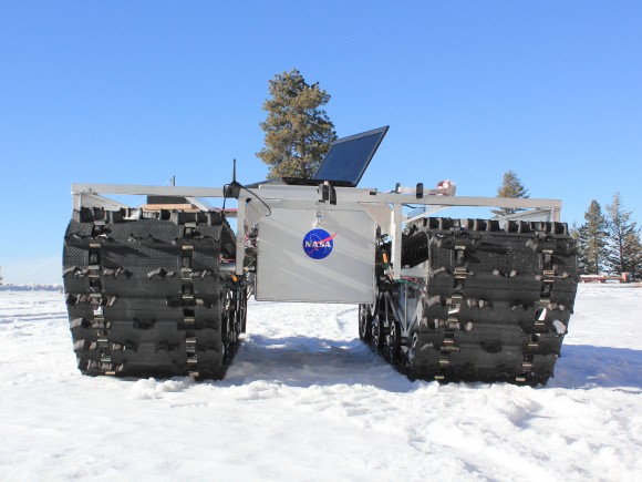 A GROVER prototype during testing in January 2013. Credit: Gabriel Trisca, Boise State University