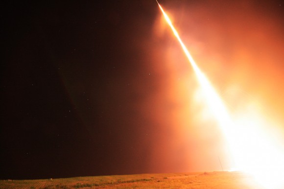 Time lapse view of night launch of NASA Black Brant XII suborbital rocket zooming past constellation Scorpius (left) at 11:05 p.m. EDT above Atlantic Ocean on June 5, 2013 from the NASA Wallops Flight Facility carrying the CIBER astronomy payload. Credit: Ken Kremer- kenkremer.com