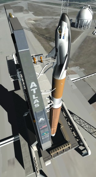 Dream Chaser awaits launch atop Atlas V rocket 