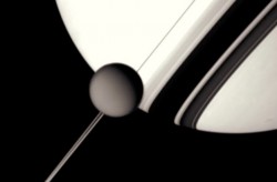Just one of the many images from Cassini used to make up "Around Saturn"