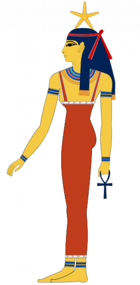 Sopdet as the personification of Sirius (note the star on the forehead)