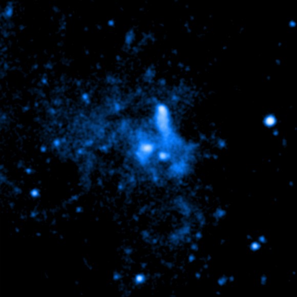 A view of  Sgr A*  and the supermassive black hole located 26,000 light years from Earth in the center of the Milky Way. Credit: Chandra Telescope, NASA.