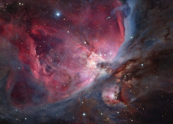 Winner of the best Robotic Scope Image for Astronomy Photographer of the Year 2013 is László Francsics: The Trapezium Cluster & Surrounding Nebulae. Credit and copyright: László Francsics