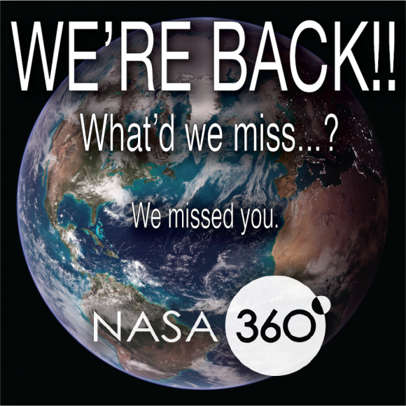 A message on the NASA 360 Twitter feed the day employees returned to work after a 16-day government shutdown in October 2013.