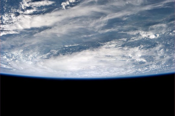 "What remains of Hurricane Phailin after it reached land." European Space Agency astronaut Luca Parmitano, Oct. 13, 2013. (Twitter)