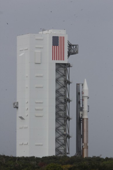 NASA’s Mars bound MAVEN spacecraft atop Atlas V booster rolls out to Launch Complex 41 at Cape Canaveral Air Force Station on Nov. 16, 2013. Credit: Ken Kremer/kenkremer.com 