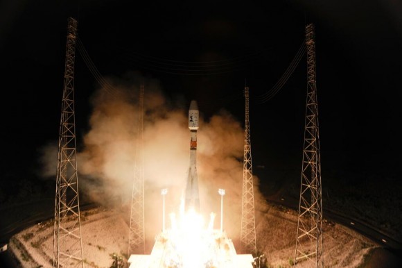 Gaia's launch aboard an Arianespace-operated Soyuz on Dec. 19, 2013 from ESA's facility in French Guiana (ESA)