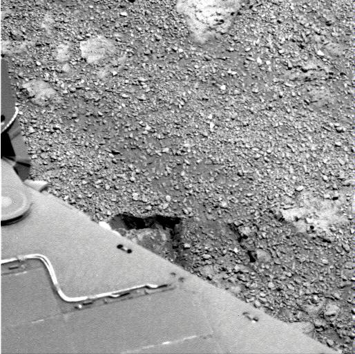 A disturbed area near the Opportunity rover that could be the spot where 'Pinnacle Island' came from. Credit: NASA/JPL.