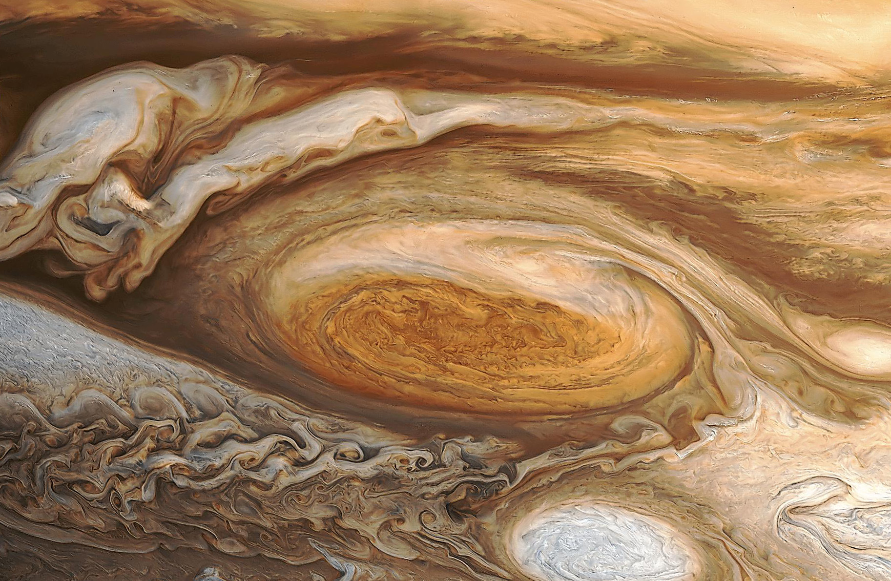 What Is A Red Spot With A White Center