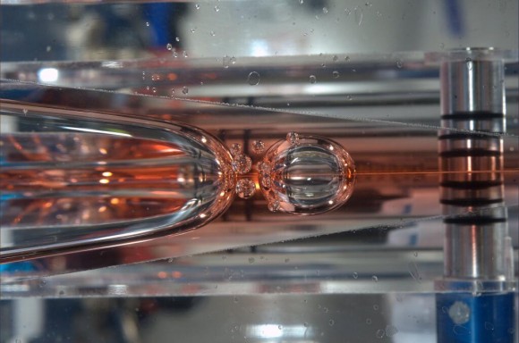"Great to work on Capillary Flow Experiment-2, a research on liquid’s “wetting” behavior," wrote JAXA astronaut Koichi Wakata in January 2014. At the time, Wakata was on the International Space Station as a member of Expedition 38. Credit: Koichi Wakata (Twitter)