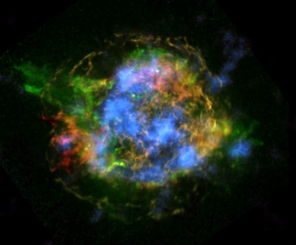 NASA's NuSTAR is revealing the mechanics behind Cassiopeia A's supernova explosion (Image credit: NASA/JPL-Caltech/CXC/SAO)