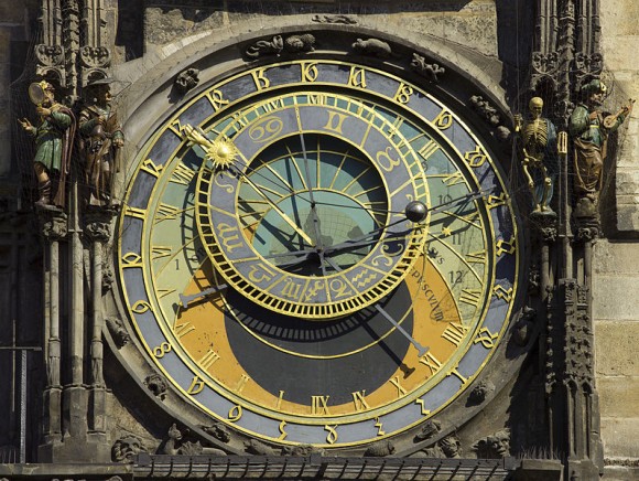 The tricky business of keeping time... the Astronomical Clock in Prague, Czech Republic.