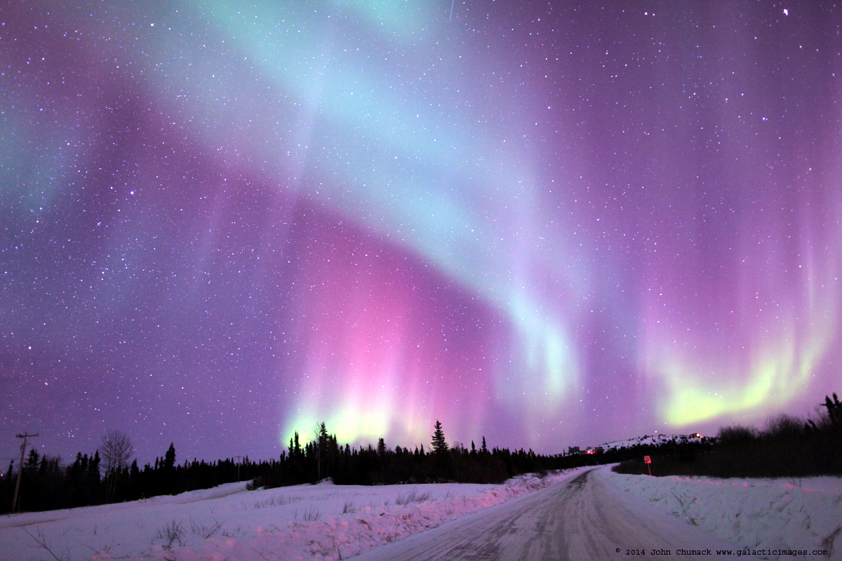 Across The Universe Amazing Photo Amazing Aurora In Alaska March 2014