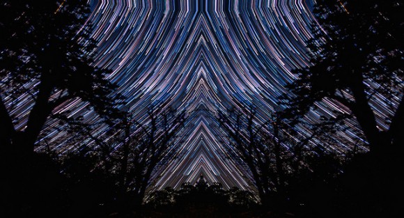 Native Star Trails over Grand Canyon from the YIKÁÍSDÁHÁ timelapse. Credit and copyright: Gavin Heffernan/Sunchaser Pictures.