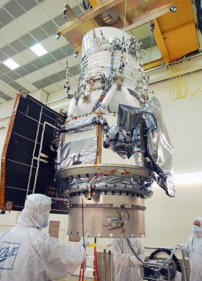 The WISE (Wide-field Infrared Survey Explorer) space telescope was used to discover numerous new star clusters (image credit: NASA)(.