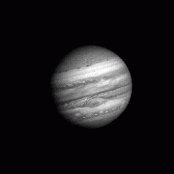 This animated gif shows Voyager 1's approach to Jupiter during a period of over 60 Jupiter days in 1979. Credit: NASA.