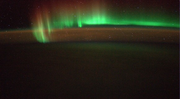 Another new snapshot of Earth’s “beautiful Southern Lights” taken from the ISS on 5 July 2014. Credit: ESA/Alexander Gerst
