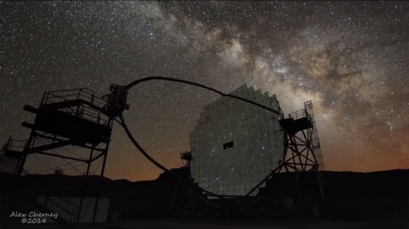 A screenshot from "The Observatories", a video of mainly Australian astronomical observatories. Credit: Alex Cherney/Vimeo