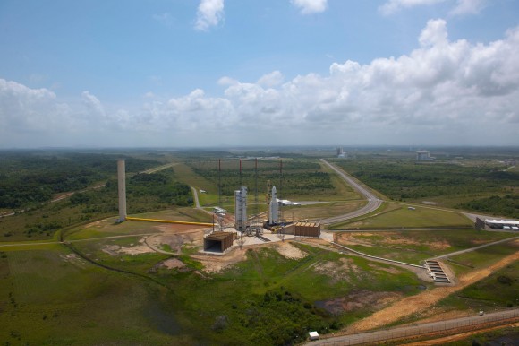 Escape from Devil's Island, 14 Km off the coast from the Guiana Space Centre is no longer through the jungles of South America. For Rosetta, it was straight up, then eastward and then finally into a Solar orbit to catch 67P/Churyumov-Gerasimenko. (Photo Credit: ESA)