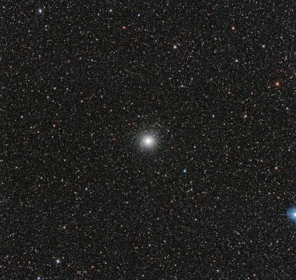 An image of globular cluster M54 taken by the Very Large Telescope Survey Telescope at the European Southern Observatory's Paranal Observatory in northern Chile. Credit: ESO