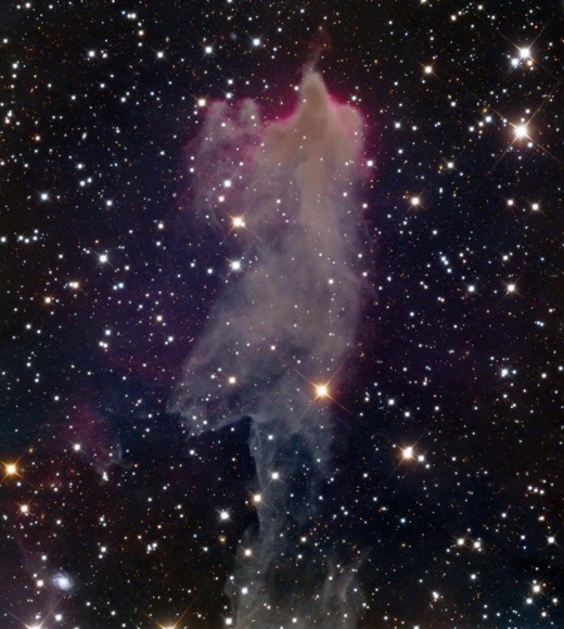 LBN 438 is a dark nebula and can be found in the constellation Lacerta. Credit and copyright: Adam Block/Mount Lemmon SkyCenter/University of Arizona.