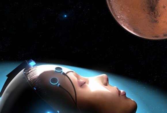Artist's concept of "sleeping to Mars". Photo Credit: SpaceWorks Enterprising