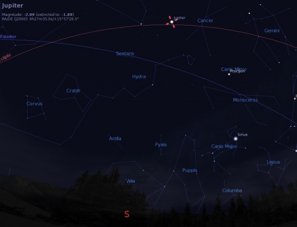 2AM local Credit: Stellarium.