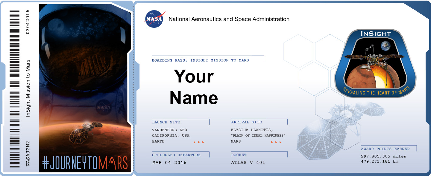 NASA Invites Public to ‘Send Your Name to Mars’ on InSight – Next Red