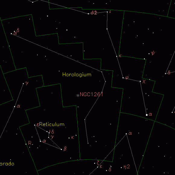 The Horologium Constellation