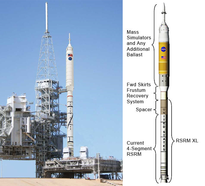 Ares I-X 2009 Test Flight Progress: Pyrotechnic Stage Separation