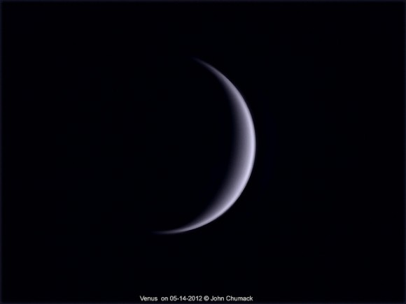 Astrophoto: Lovely Crescent Venus by John Chumack